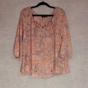 Long-sleeve blouse